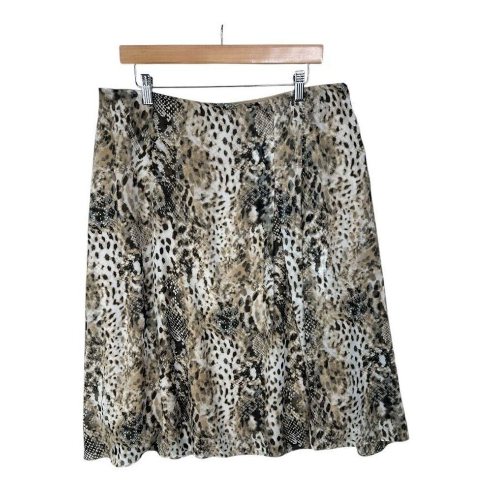 JONES |‎ WEAR Leopard Print Skirt Size 16